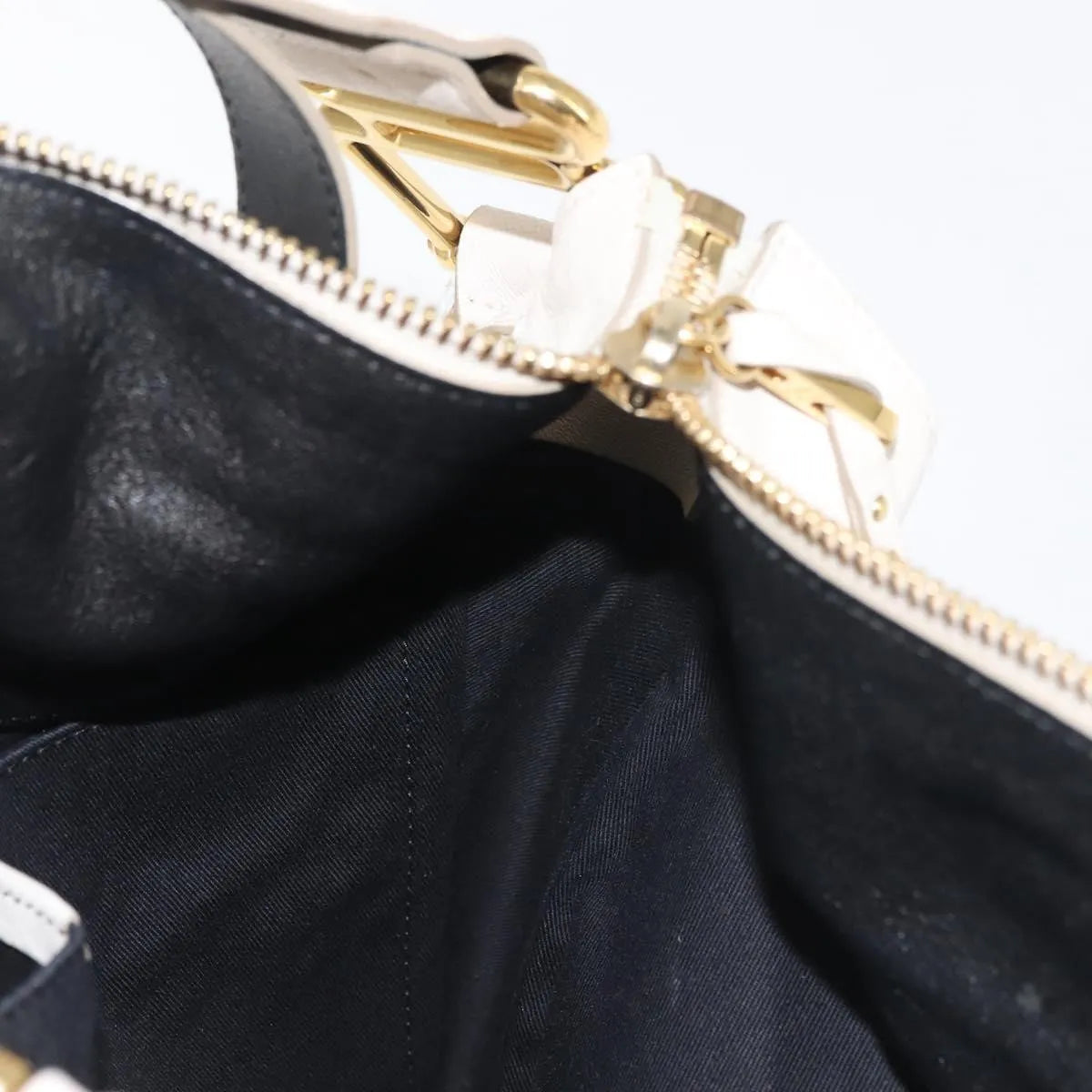 Chloe Vanessa Leather, Beige, Leather, Shoulder Bag