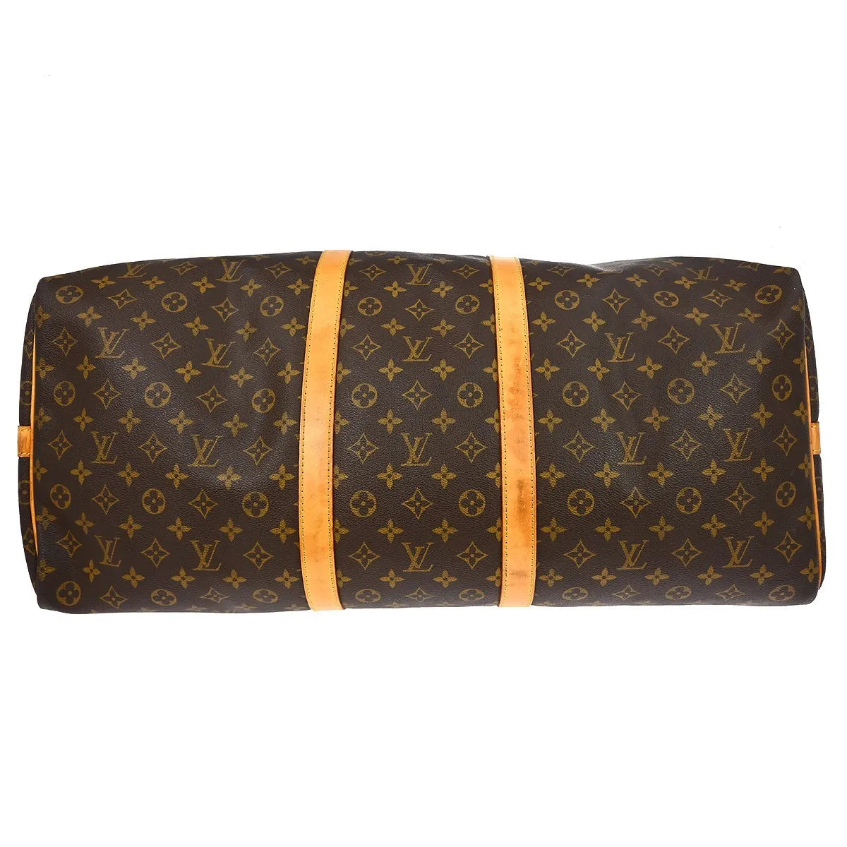 Louis Vuitton Keepall Bandoulière Monogram, Brown, Canvas, Travel Bag