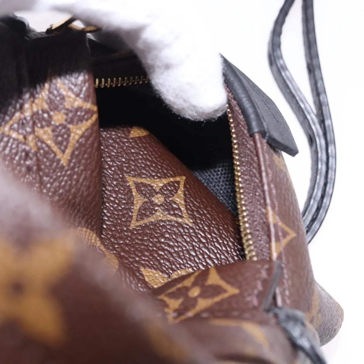 Louis Vuitton Palm Springs Monogram, Brown, Canvas, Backpack