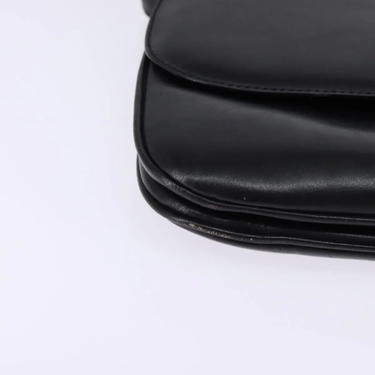 Celine Vintage Leather, Black, Leather, Shoulder Bag
