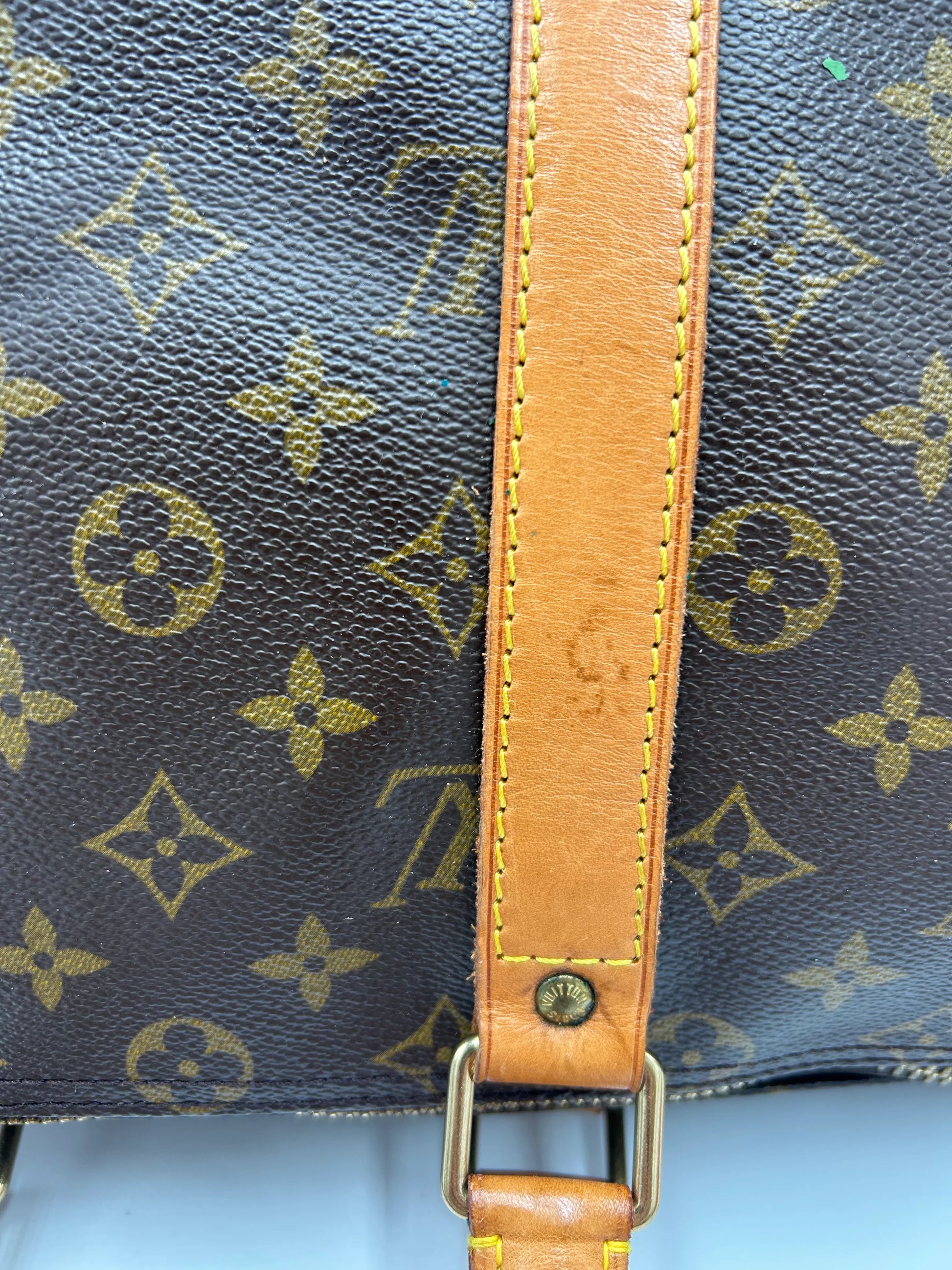 Louis Vuitton keepall bandoulière monogram, Brown, Canvas, Handbag