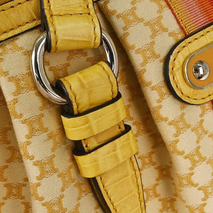 Celine Handbag Canvas, Yellow, Canvas, Handbag