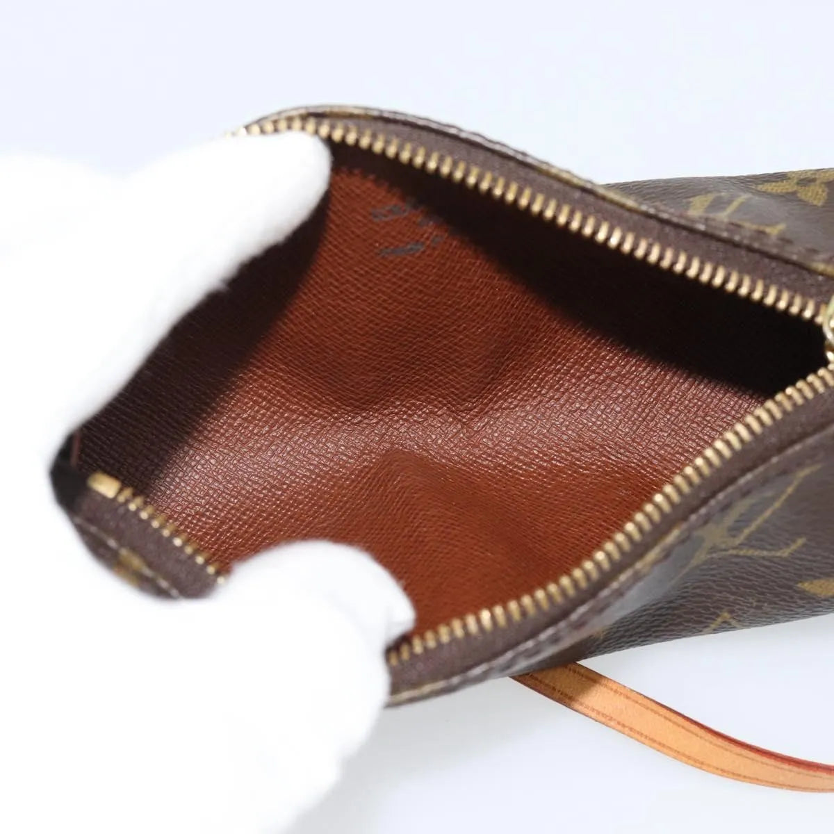 Louis Vuitton Papillon Pochette Monogram Canvas, Brown, Canvas, Clutch