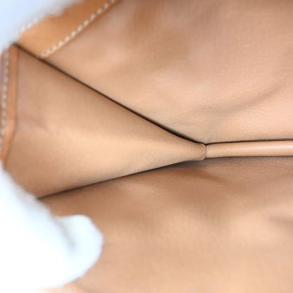 Celine Macadam Pochette Canvas and Leather, Brown, Canvas, Clutch