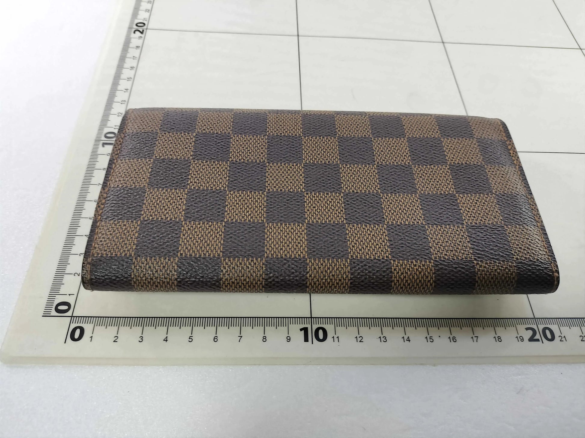 Louis Vuitton Long Damier, Brown, Canvas, Wallet