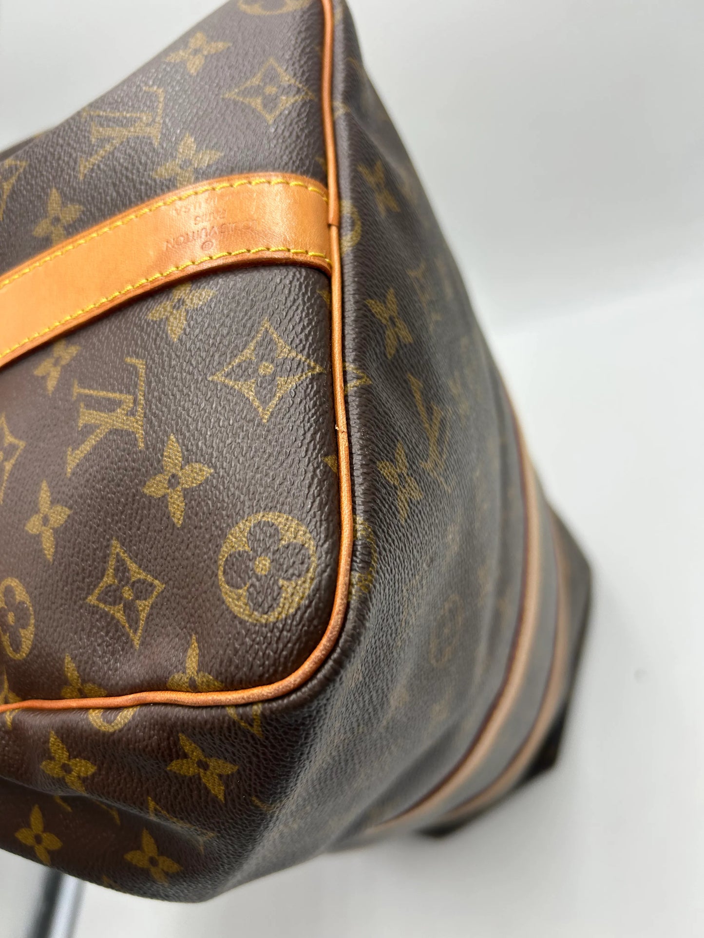 Louis Vuitton keepall bandoulière monogram, Brown, Canvas, Handbag