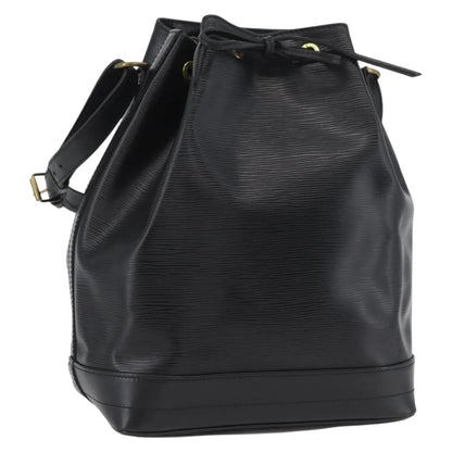 Louis Vuitton Noe Epi Leather, Black, Leather, Shoulder Bag