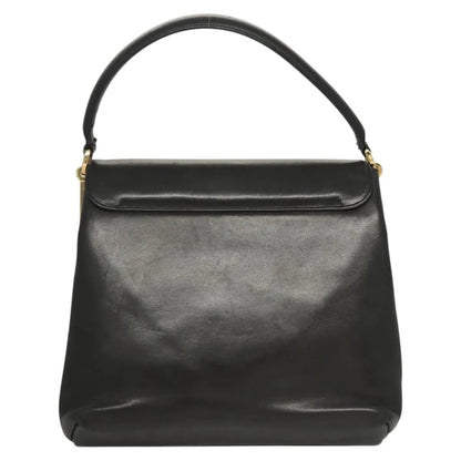 Salvatore Ferragamo Vintage Leather, Black, Leather, Handbag