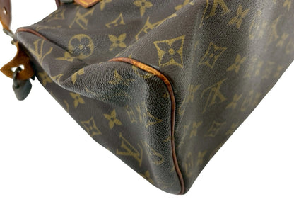 Louis Vuitton Speedy Monogram Canvas, Brown, Canvas, Handbag