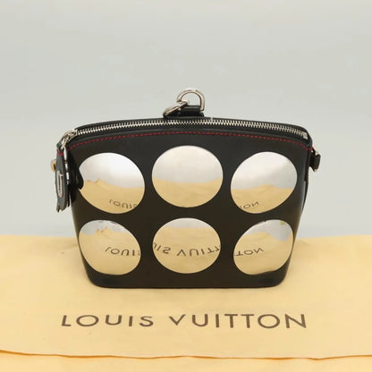 Louis Vuitton Suhari Lockit Leather, Black, Leather, Handbag