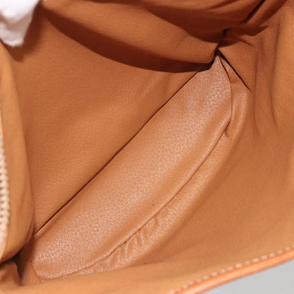 Celine Vintage Macadam Canvas and Leather, Brown, PVC, Handbag