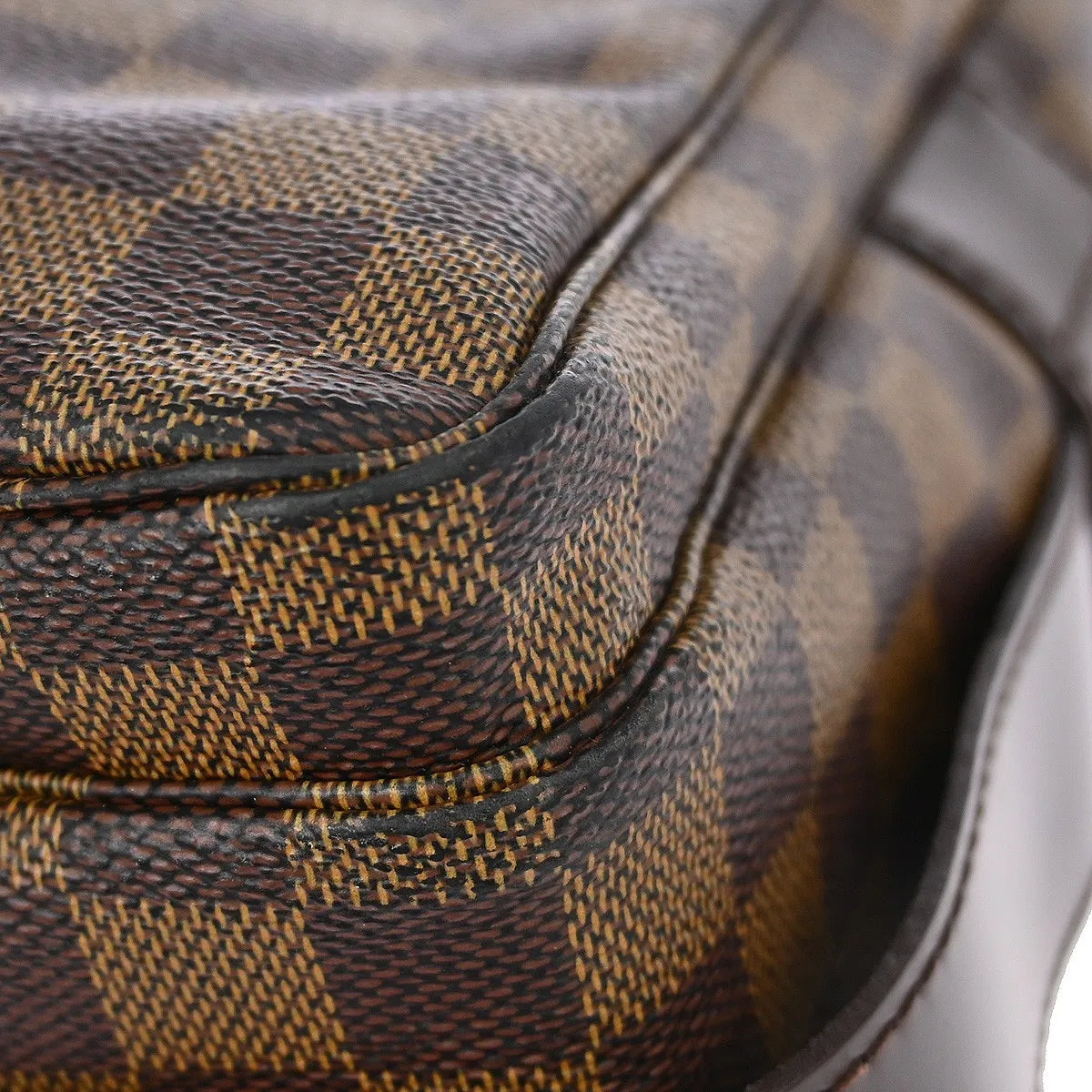 Louis Vuitton Naviglio Damier, Brown, Canvas, Shoulder Bag