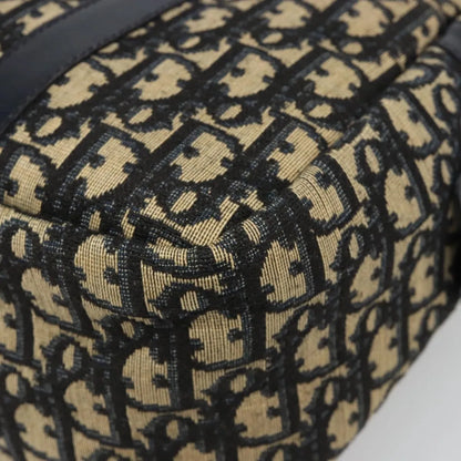 Christian Dior Vintage Trotter Boston Diorissimo Canvas, Navy, Canvas, Handbag
