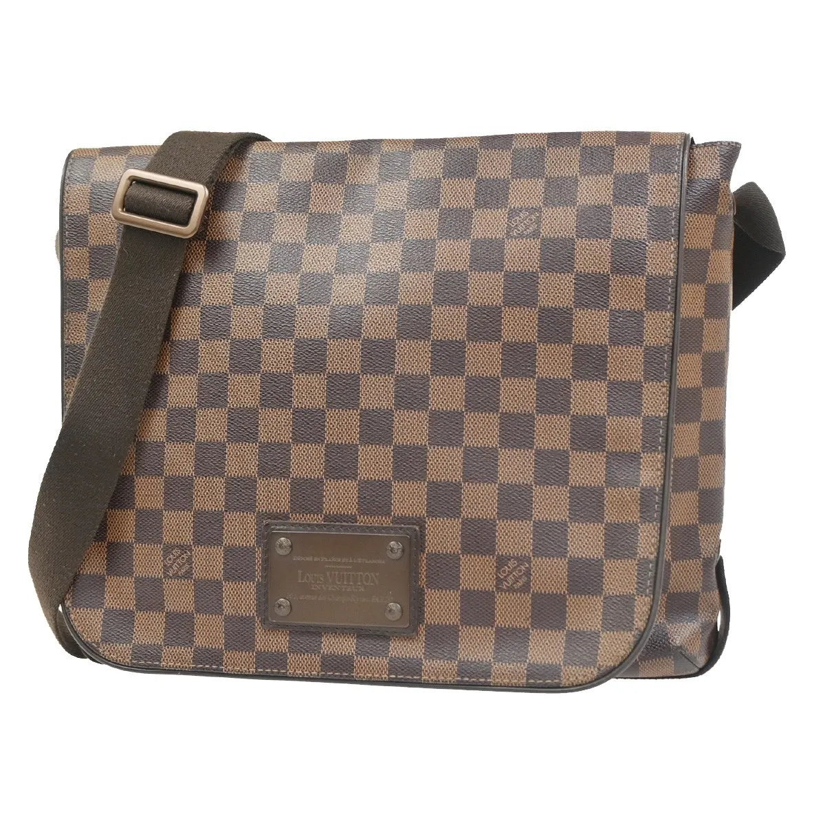 Louis Vuitton Brooklyn Damier, Brown, Canvas, Shoulder Bag