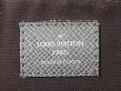 Louis Vuitton Roman Taiga Leather, Gray, Leather, Shoulder Bag