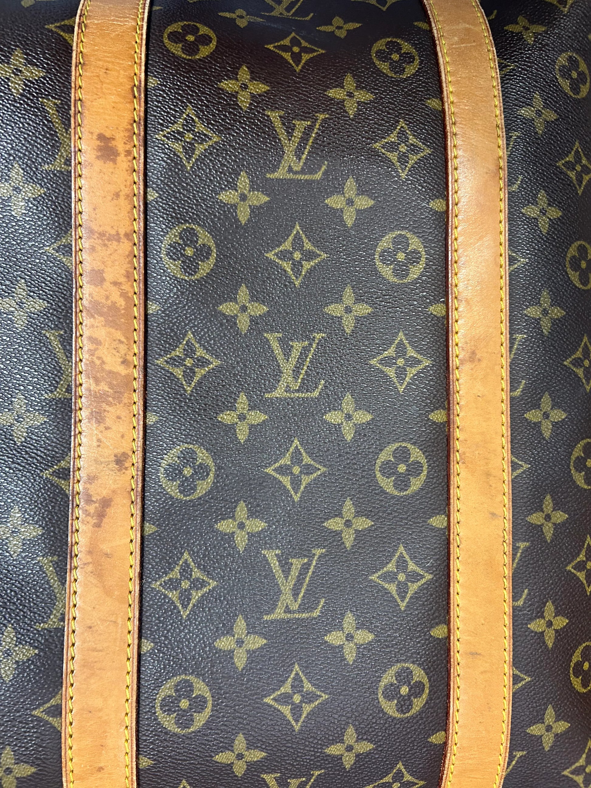 Louis Vuitton Keepall Monogram Canvas, Brown, Canvas, Travel Bag