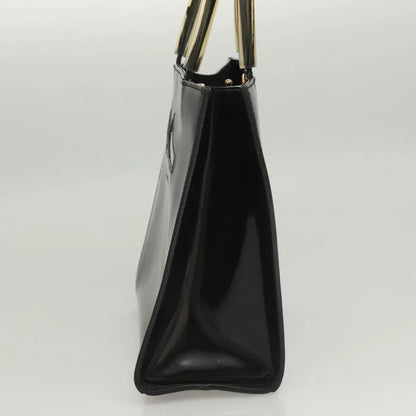 Salvatore Ferragamo Vintage Patent leather, Black, Patent Leather, Handbag