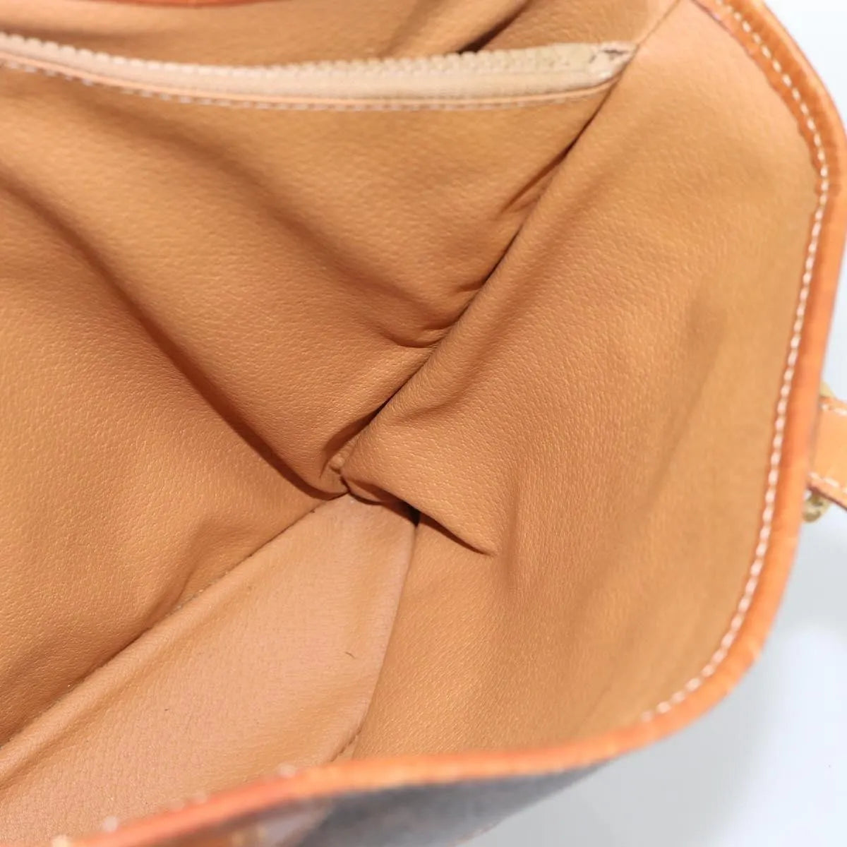 Celine Vintage Macadam Canvas and Leather, Brown, Canvas, Tote Bag