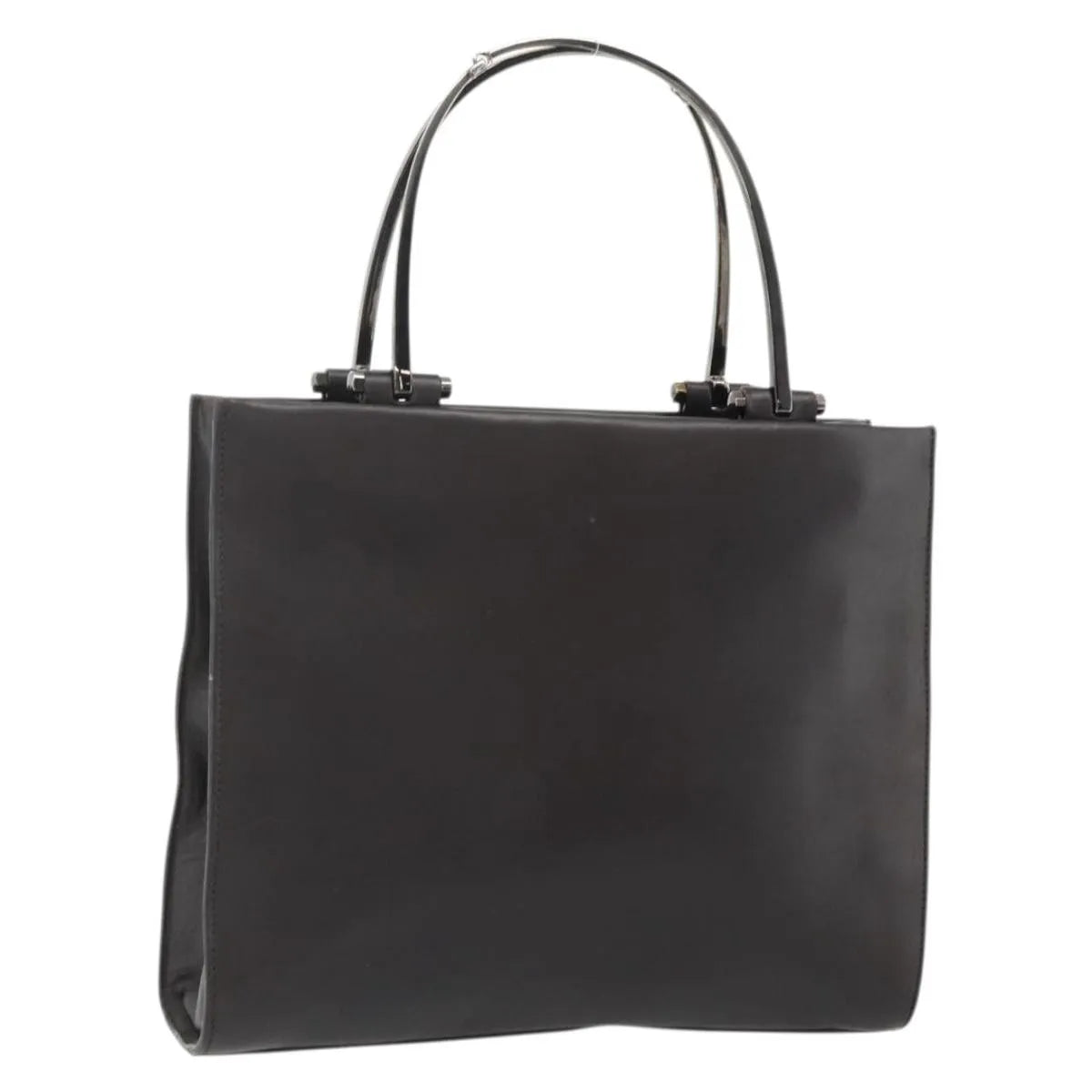 Gucci Vintage Leather, Brown, Leather, Handbag