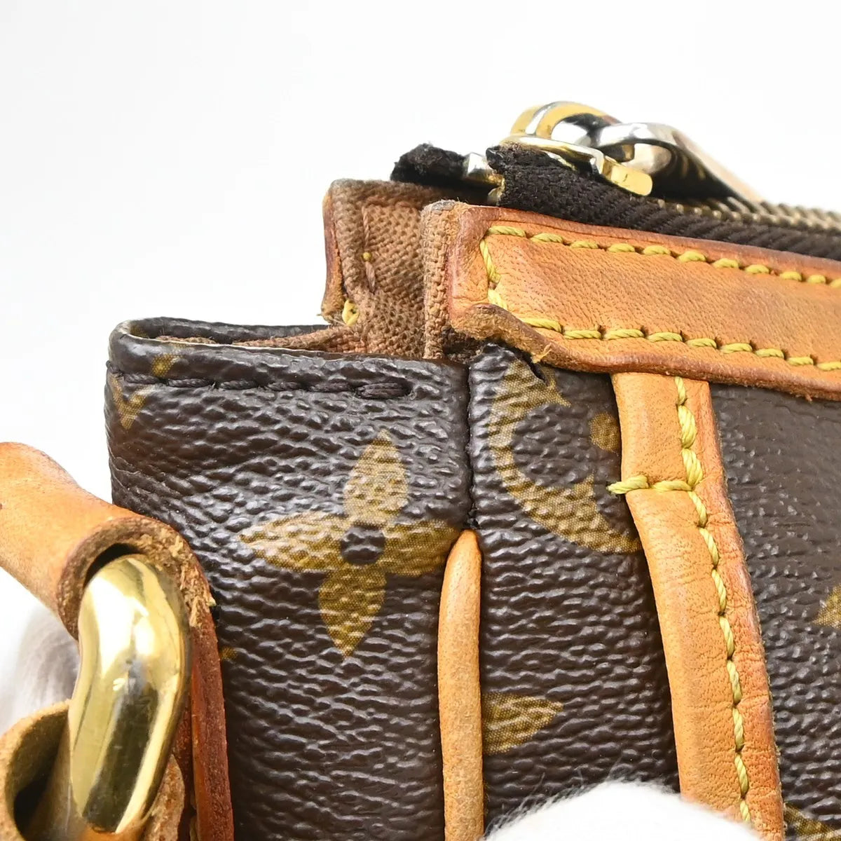 Louis Vuitton Tulum Monogram Canvas, Brown, Canvas, Handbag