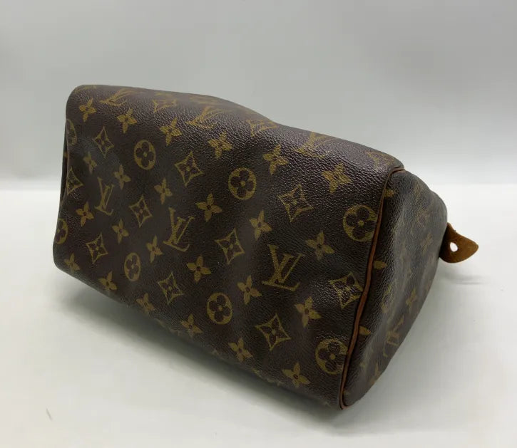 Louis Vuitton Speedy Monogram Canvas, Brown, Canvas, Handbag