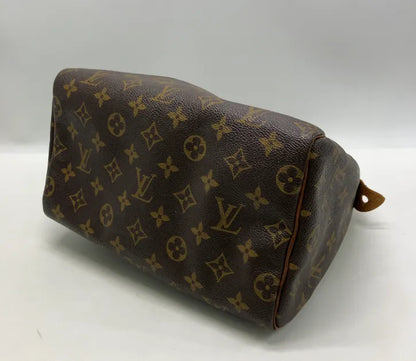 Louis Vuitton Speedy Monogram Canvas, Brown, Canvas, Handbag