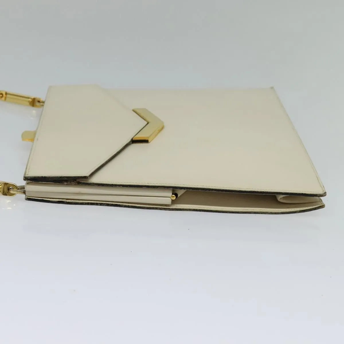 Christian Dior Vintage Leather, Beige, Leather, Shoulder Bag