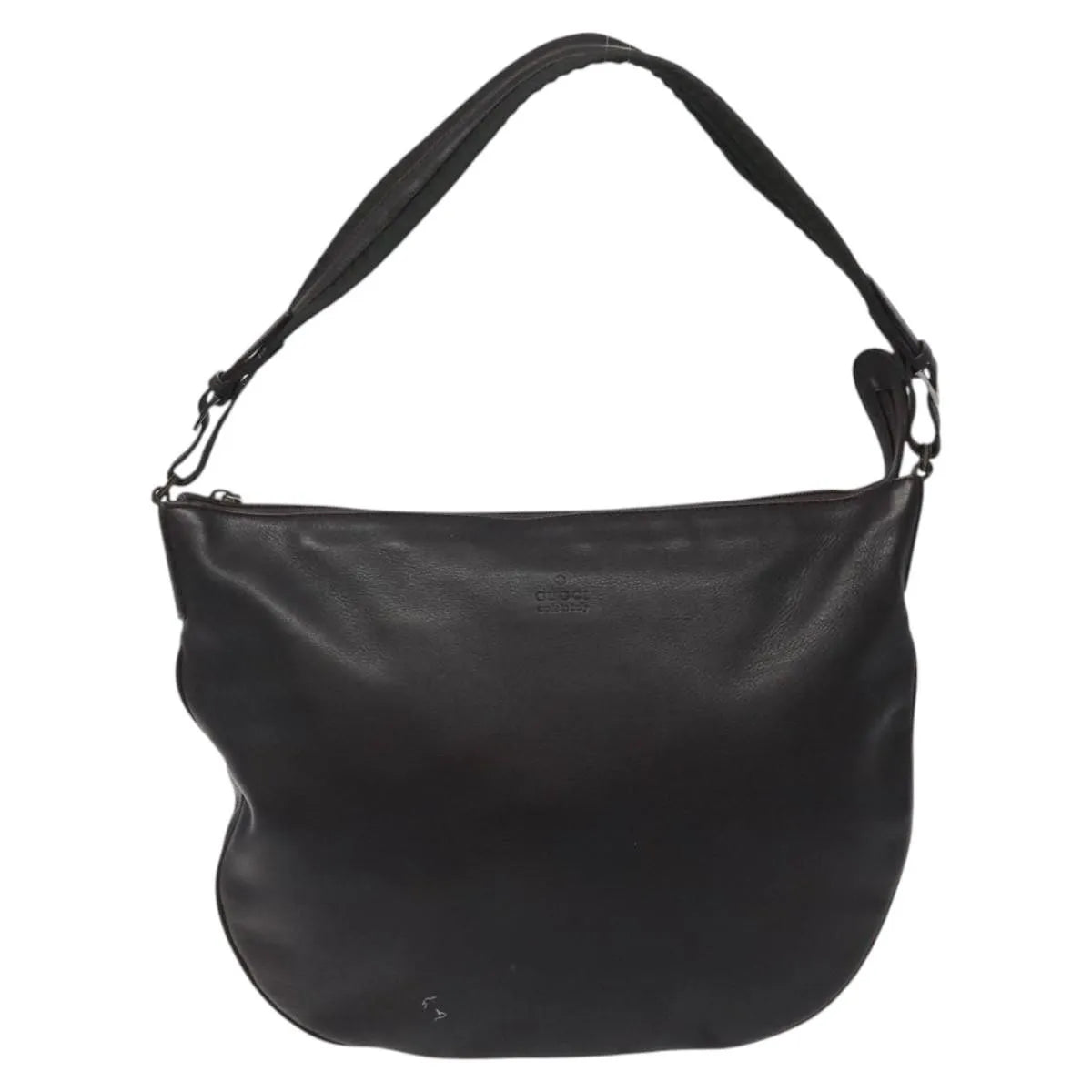 Gucci Vintage Leather, Brown, Leather, Shoulder Bag