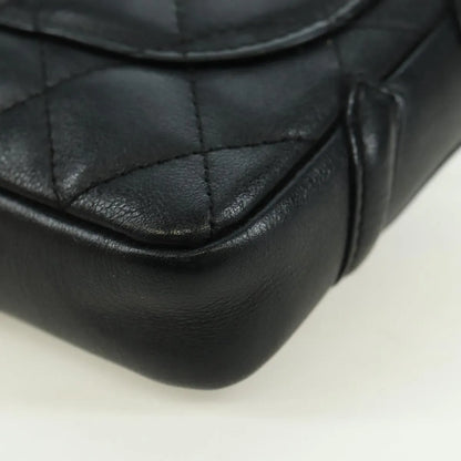 Chanel Cambon Crossbody Bag Quilted leather, Black, Leather, Shoulder Bag