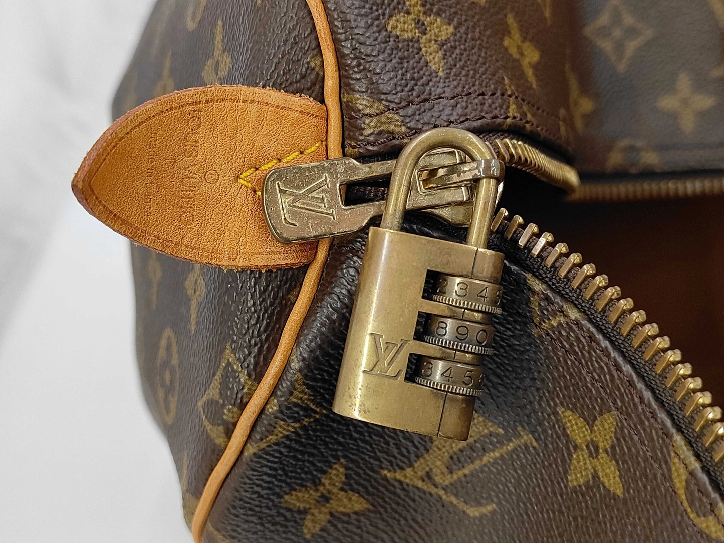 Louis Vuitton Keepall Monogram Canvas, Brown, Canvas, Travel Bag