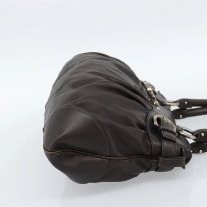 Salvatore Ferragamo Marisa Leather, Brown, Leather, Handbag