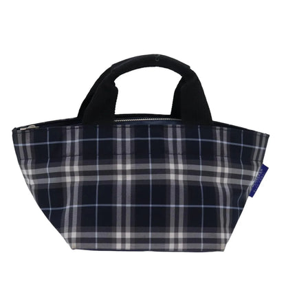 Burberry Nova Check Blue Label Nylon, Navy, Nylon, Handbag