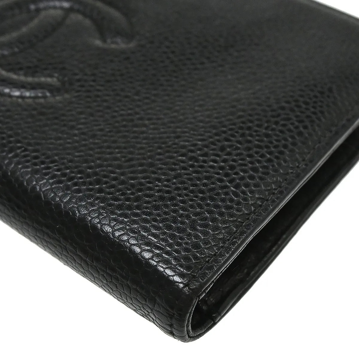 Chanel Timeless CC French Caviar, Black, Leather, Wallet