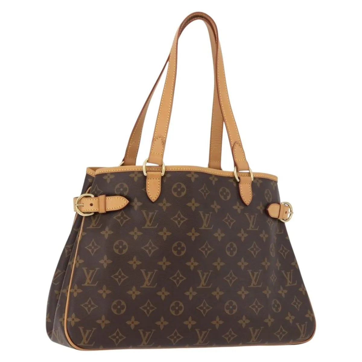 Louis Vuitton Batignolles Monogram Canvas, Brown, Canvas, Shoulder Bag