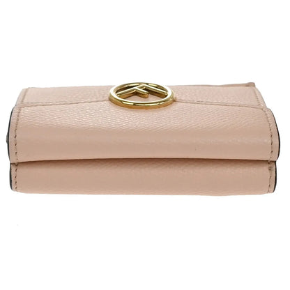 Fendi F is Fendi Trifold Leather, Pink, Leather, Wallet