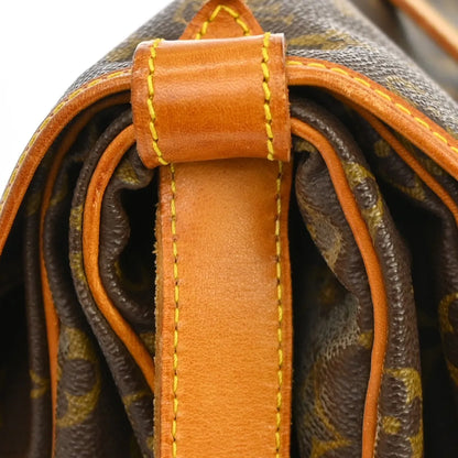 Louis Vuitton Saumur Monogram Canvas, Brown, Canvas, Shoulder Bag