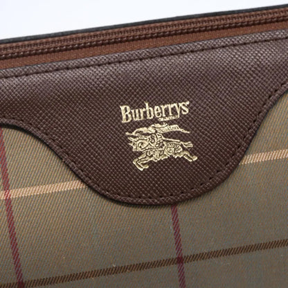 Burberry Nova check Pochette Canvas, Beige, Canvas, Clutch