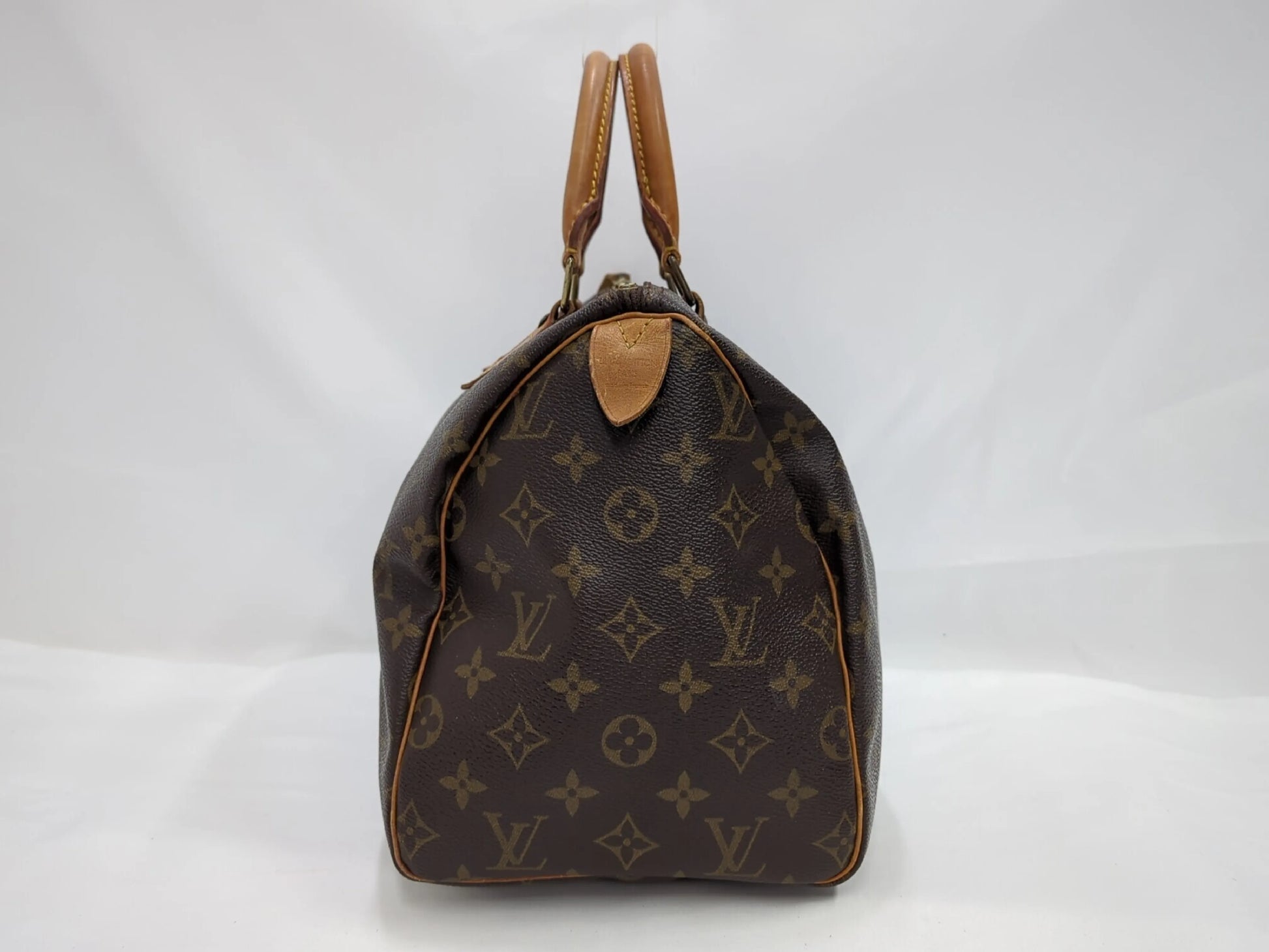 Louis Vuitton Speedy Monogram Canvas, Brown, Canvas, Handbag