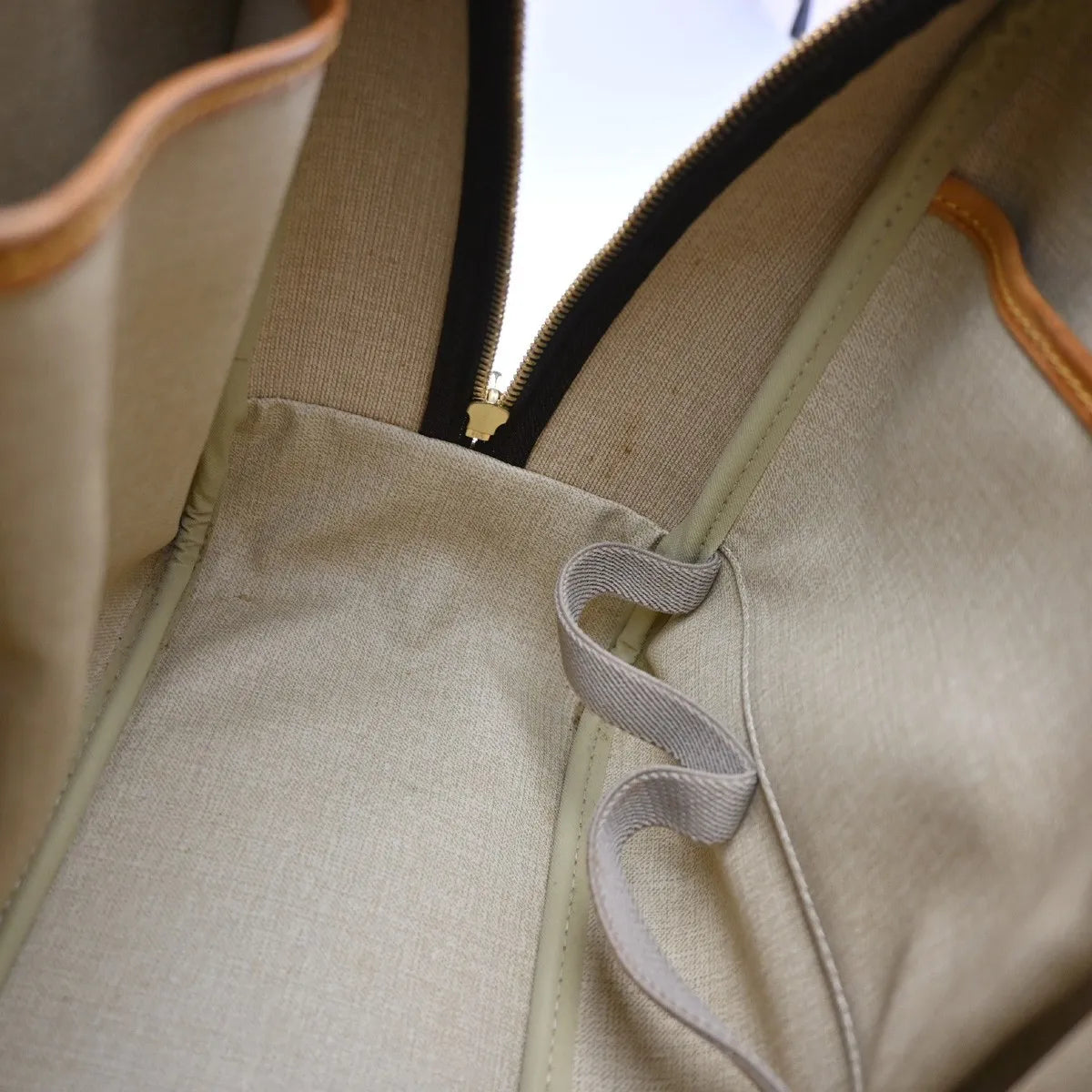 Louis Vuitton Deauville Monogram Canvas, Brown, Canvas, Handbag