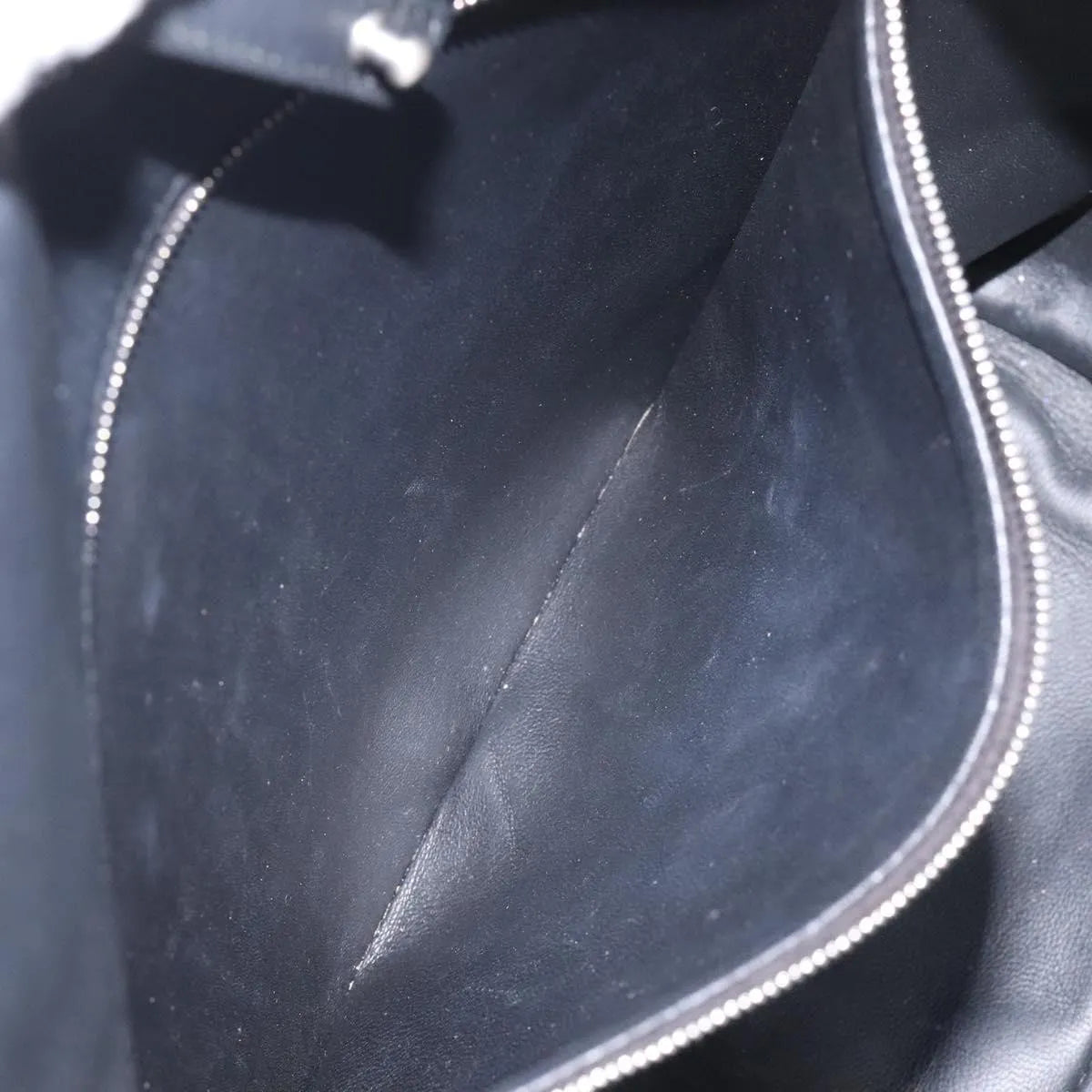 Bottega Veneta Vintage Leather, Black, Leather, Shoulder Bag