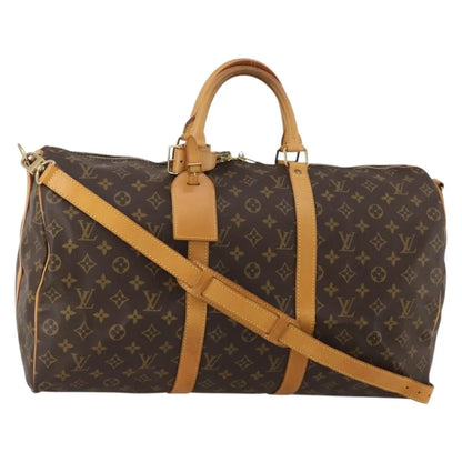 Louis Vuitton Keepall Bandouliere Monogram Canvas, Brown, Canvas, Travel Bag