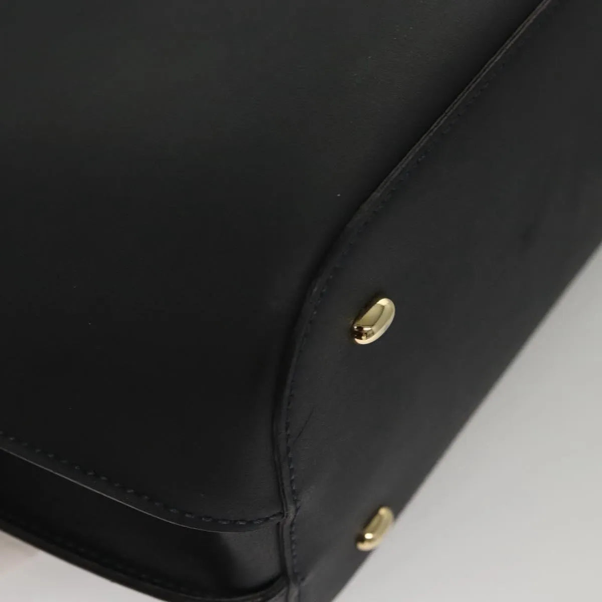 Celine vintage Leather, Navy, Leather, Handbag