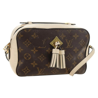 Louis Vuitton Saintonge Monogram Canvas with Leather, Brown, Canvas, Shoulder Bag