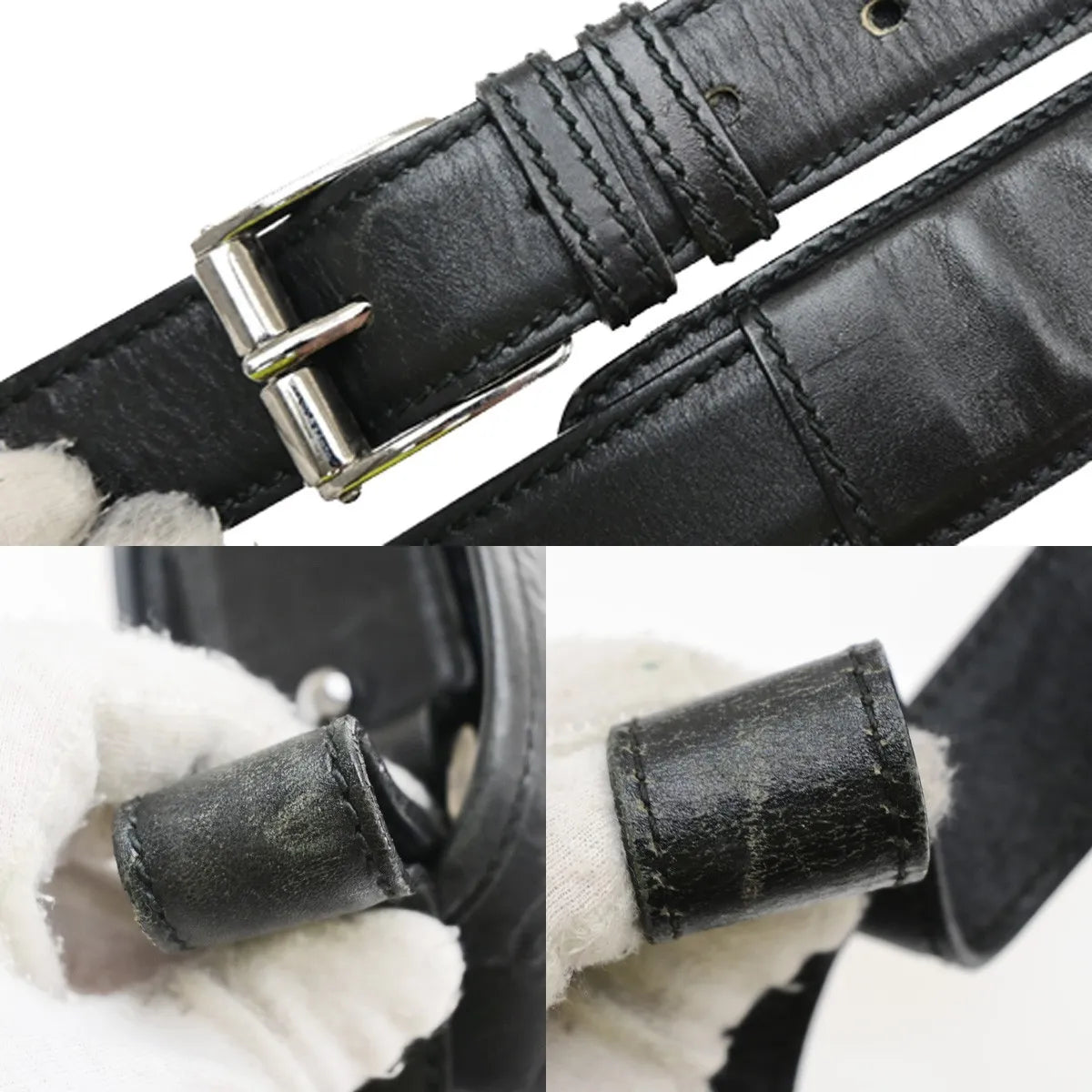 Gucci Flap Messenger Bag (Outlet) Guccissima Leather, Black, Leather, Shoulder Bag