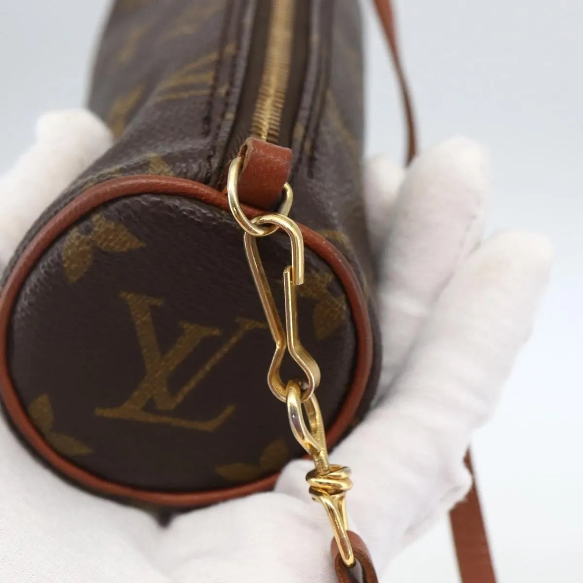 Louis Vuitton Papillon Pochette Monogram Canvas, Brown, Canvas, Clutch