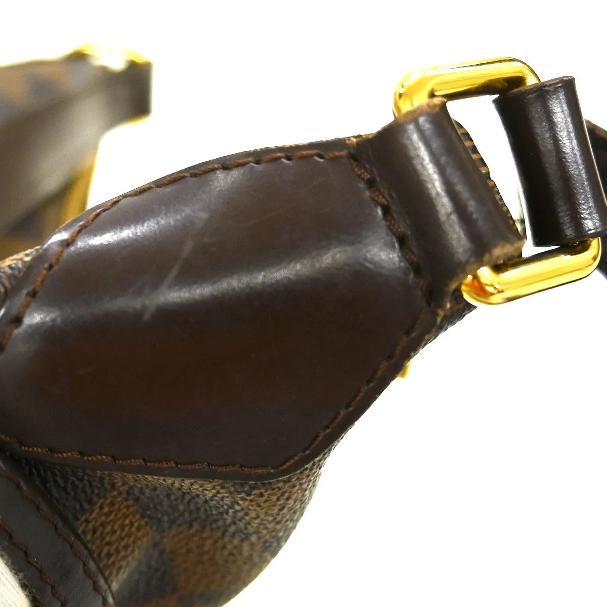Louis Vuitton Bloomsbury Damier, Brown, Canvas, Shoulder Bag