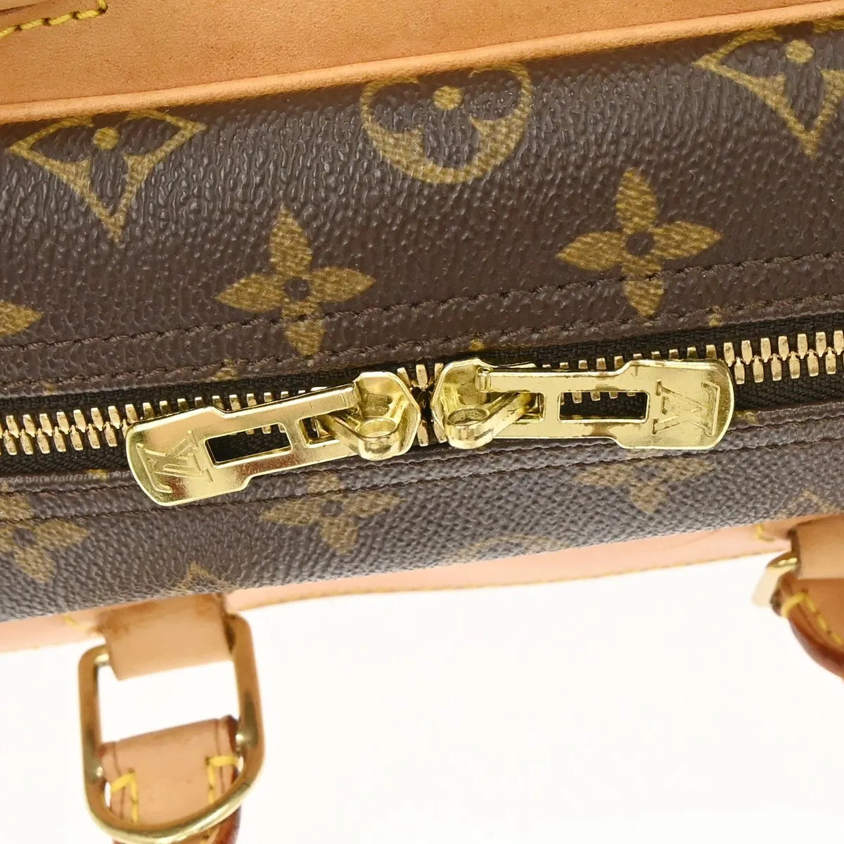 Louis Vuitton Deauville Monogram Canvas, Brown, Canvas, Handbag