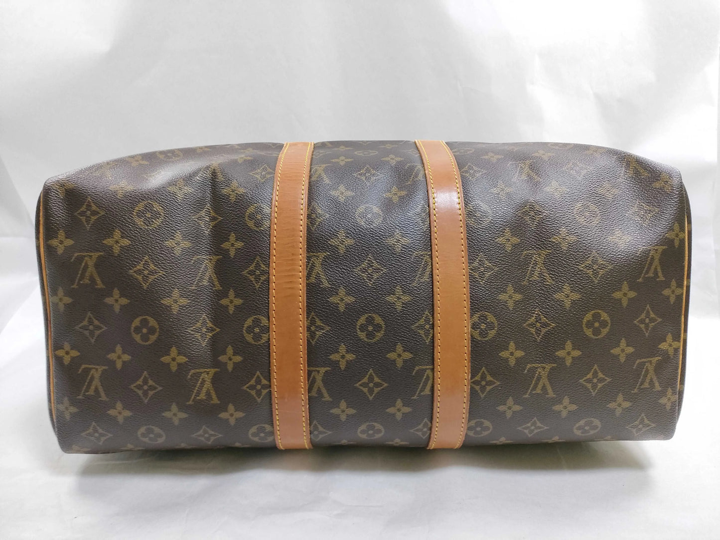 Louis Vuitton Keepall Monogram Canvas, Brown, Canvas, Travel Bag