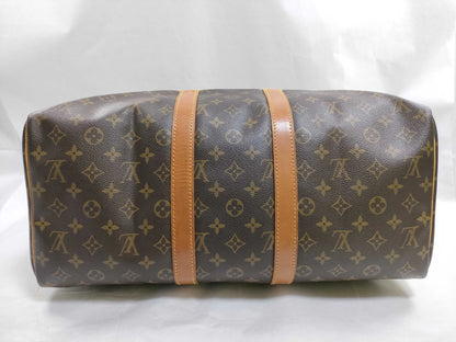 Louis Vuitton Keepall Monogram Canvas, Brown, Canvas, Travel Bag