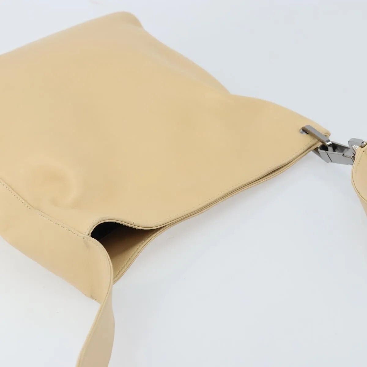 Gucci Vintage Leather, Beige, Leather, Shoulder Bag